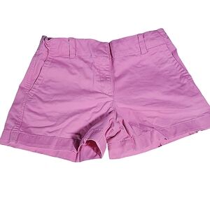 VINEYARD VINES GIRLS BUBBLEGUM PINK COTTON SHORTS